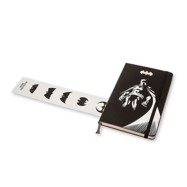 Czarny notatnik gładki Moleskine Batman, duży-image-3