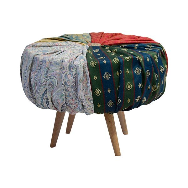 Puf/stołek Crido Consulting Patchwork-image-1
