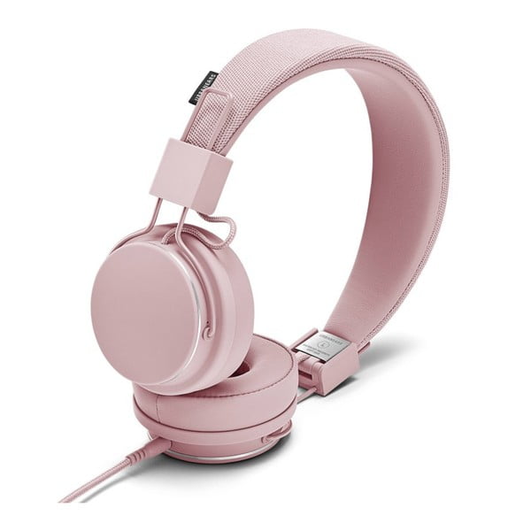 Jasnoróżowe słuchawki nauszne z mikrofonem Urbanears PLATTAN II Powder Pink