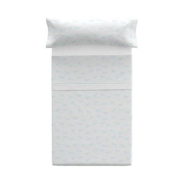 Poszewka na poduszkę z prześcieradłem Pooch Paper Dreams Azul, 125x45 cm