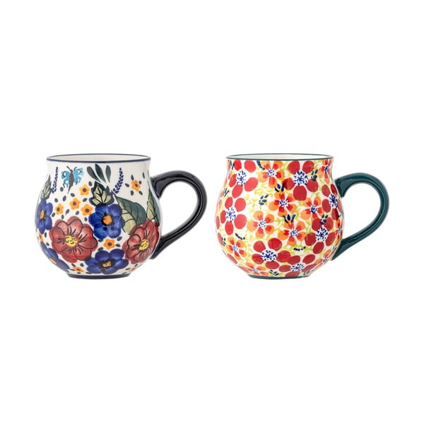 Kamionkowe kubki zestaw 2 szt. 330 ml Florist – Bloomingville
