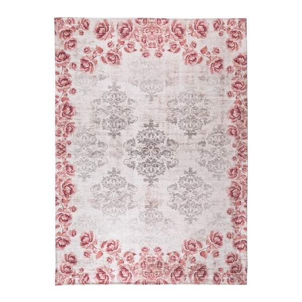 Szaro-różowy dywan Universal Alice, 80x150 cm