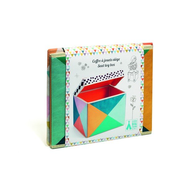 Kolorowy pojemnik na zabawki Djeco-image-1