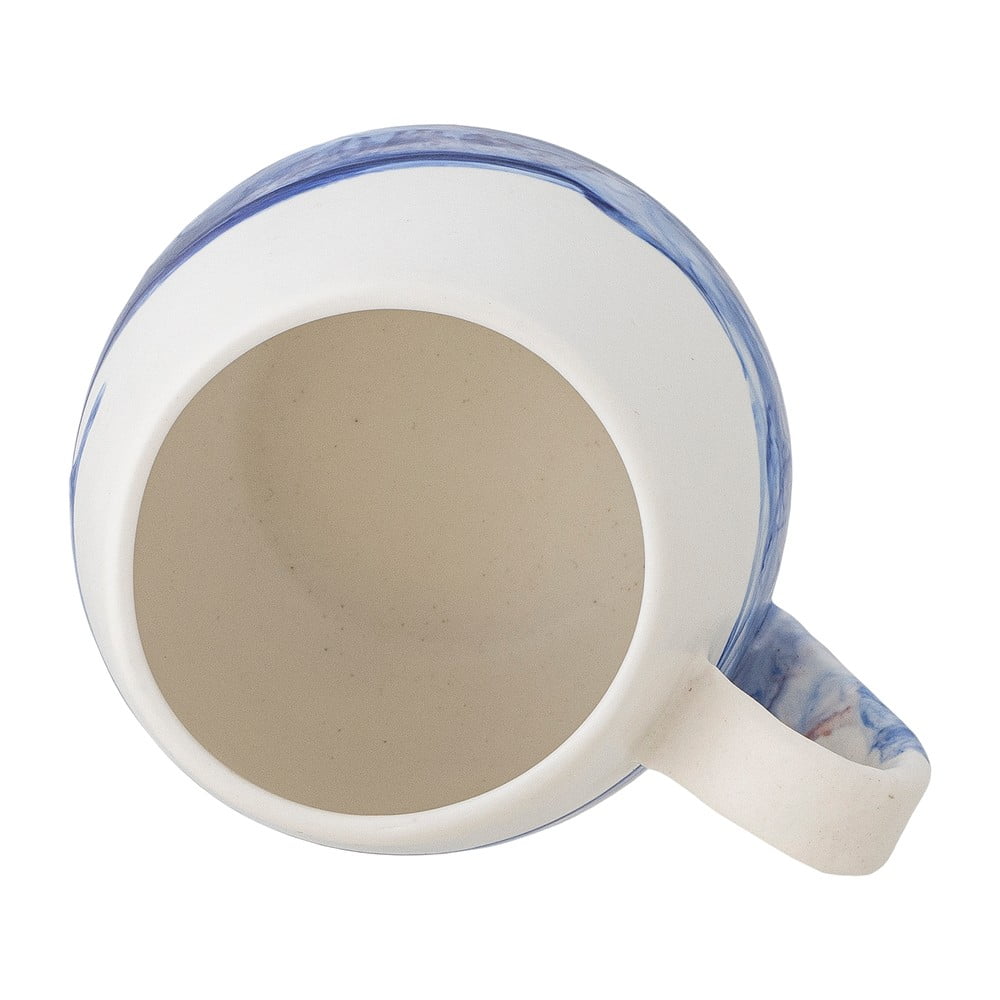 Biało-niebieskie kamionkowe filiżanki zestaw 4 szt. 250 ml Lyre – Bloomingville (zdjęcie 3)