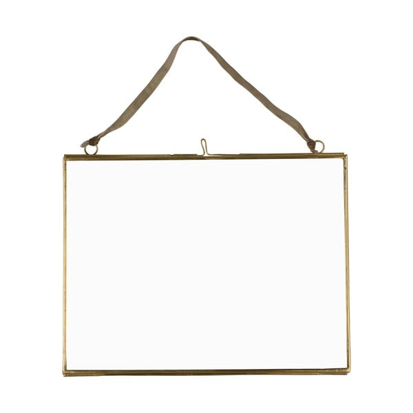 Metalowa ramka ścienna w kolorze złota 20x15 cm – Rex London