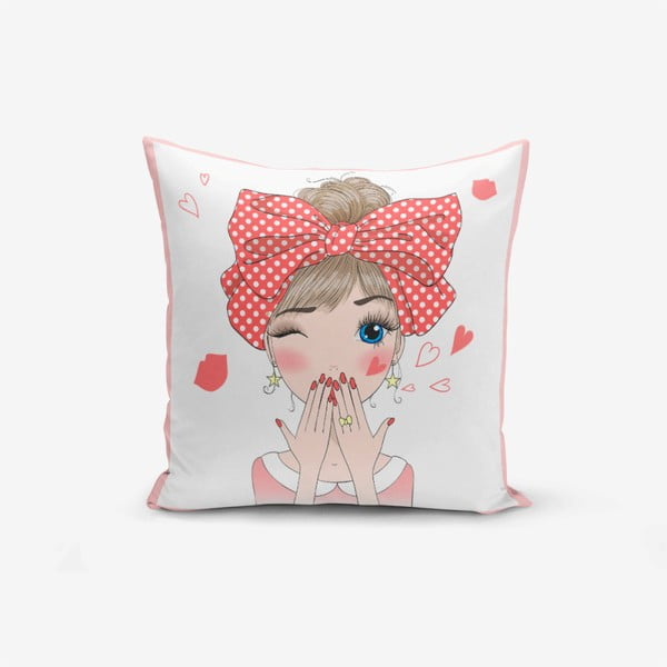 Poszewka na poduszkę Minimalist Cushion Covers Cute Girl, 45x45 cm