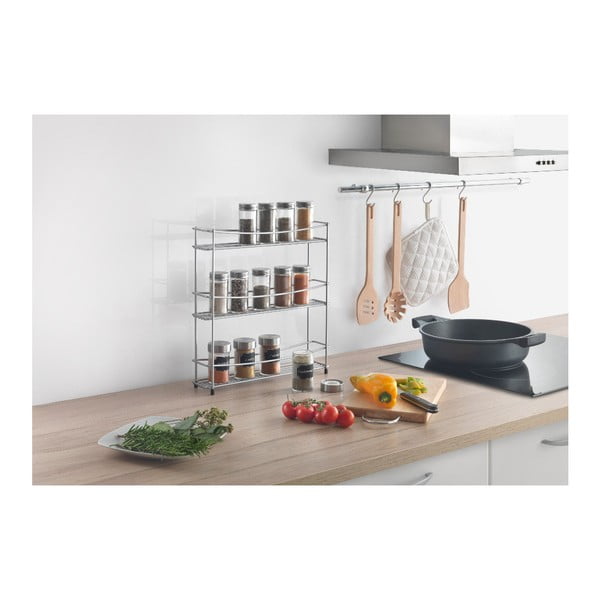 Regał na przyprawy z 3 półkami Metaltex Kumino-image-4