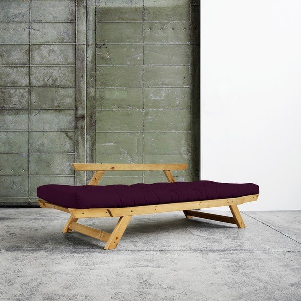 Sofa rozkładana Karup Bebop Honey/Purple Plum-image-1