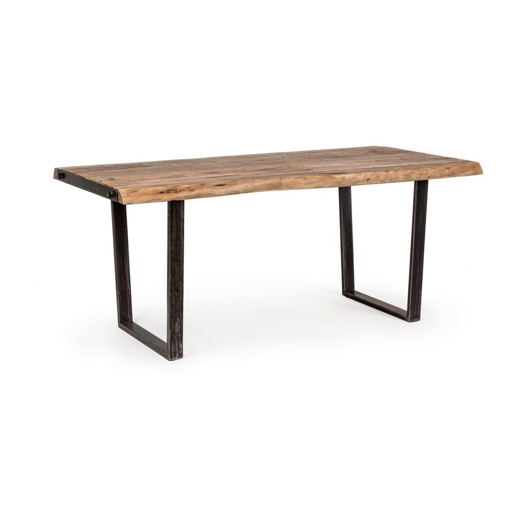 Stół z blatem z drewna akacjowego 90x180 cm Elmer – Bizzotto