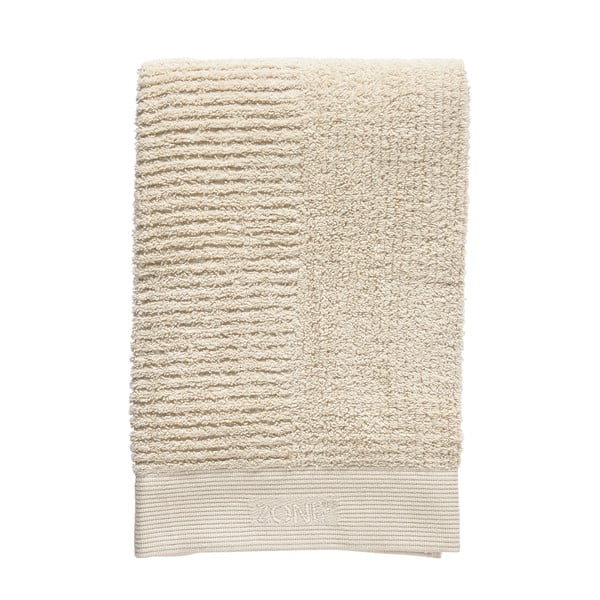 Beżowy bawełniany ręcznik kąpielowy 140x70 cm Classic − Zone