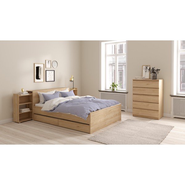 Zagłówek w naturalnym kolorze 165x80 cm Naia – Tvilum-image-1