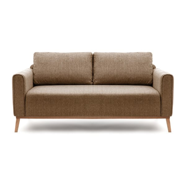 Jasnobrązowa sofa 3-osobowa Vivonita Milton