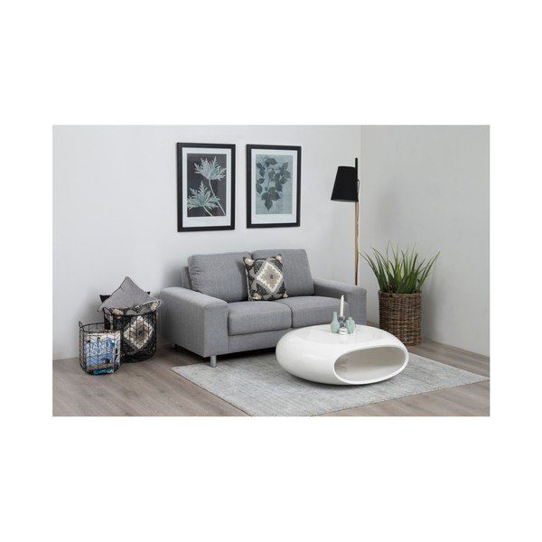 Biały stolik Actona Eliptical Coffee Table-image-1
