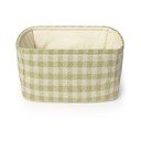 Jasnozielony tekstylny dziecięcy kosz na zabawki 30x20x20 cm Swan Matcha – Lorena Canals