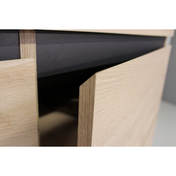 Szafka na buty w dekorze buku z ławką Lissabon – Germania-image-1