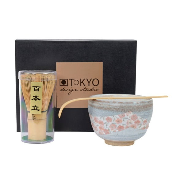 Zestaw podarunkowy do przygotowania Matcha Tea Tokyo Design Studio Grey