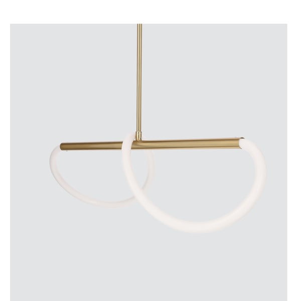 Lampa wisząca LED w kolorze złota Supreme – Candellux Lighting-image-3