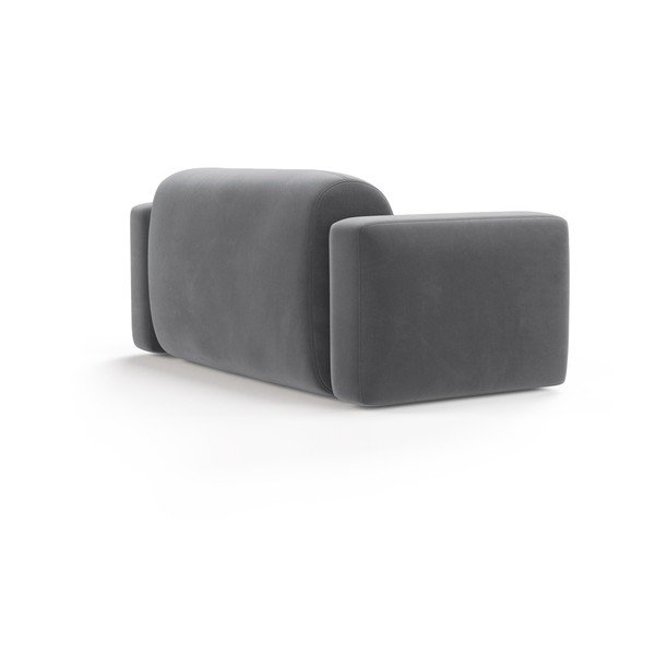 Szara aksamitna sofa 180 cm Strino – Cosmopolitan Design-image-2