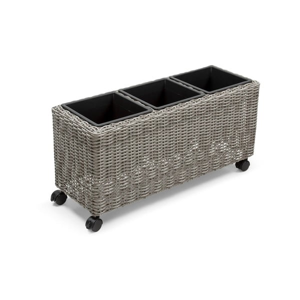 Szara doniczka ogrodowa Bonami Essentials Natural-image-3