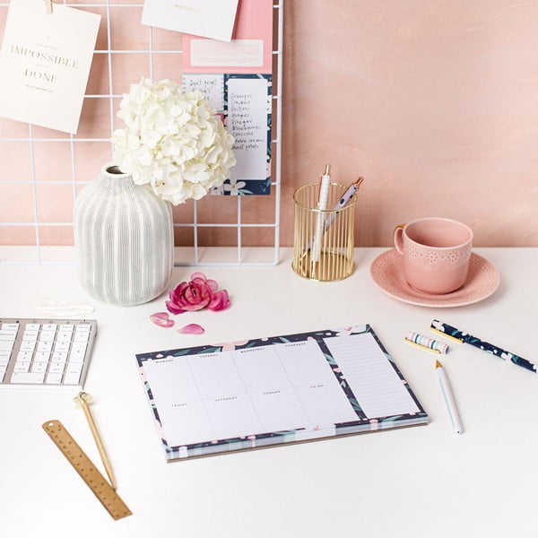 Tygodniowy planer Busy B Navy Blush, 52 stron-image-1