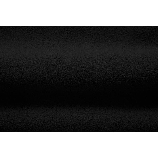Czarny fotel z materiału bouclé Jenny – Micadoni Home-image-4
