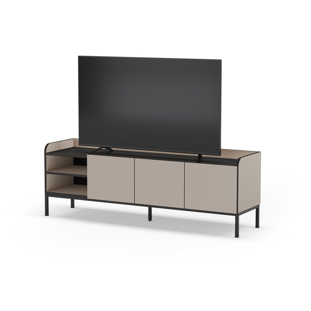 Kremowa szafka pod TV 160x55x42 cm Adara – Marckeric (zdjęcie 6)
