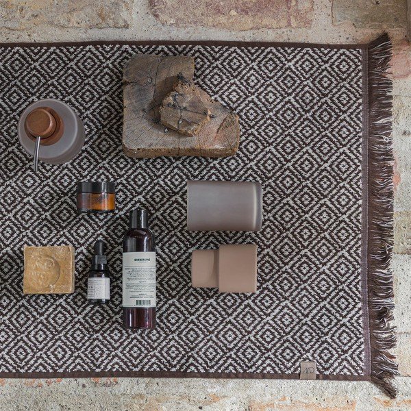 Brązowy szklany kubek na szczoteczki do zębów Modest – Mette Ditmer Denmark-image-3