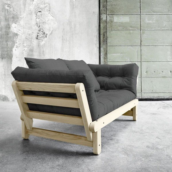 Sofa rozkładana Beat Natural/Dark-image-1