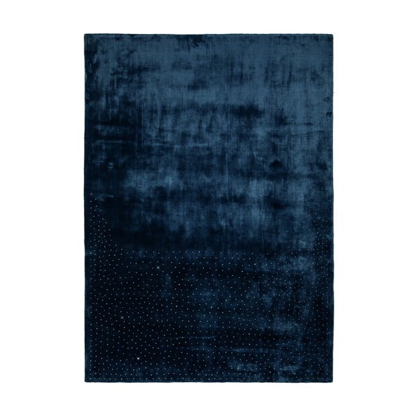 Ciemnoniebieski ręcznie tkany dywan Flair Rugs Swarowski, 160x230 cm