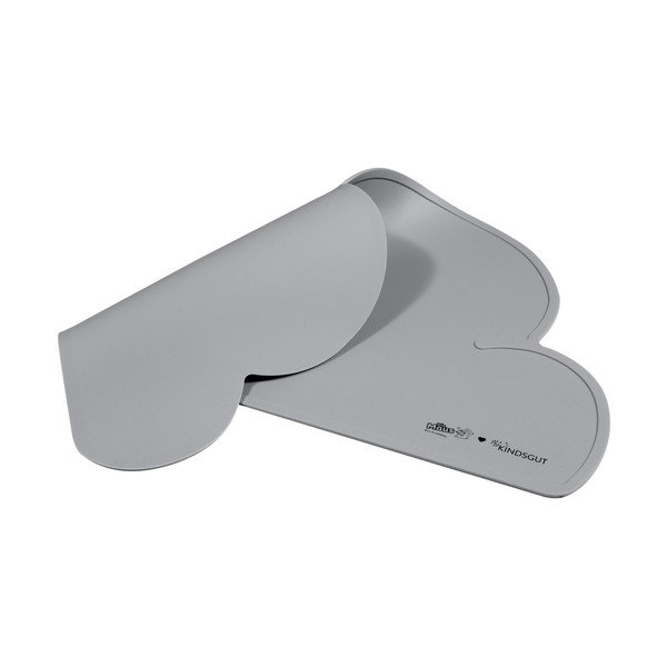 Szara silikonowa mata stołowa Kindsgut Mouse, 49x27 cm-image-1