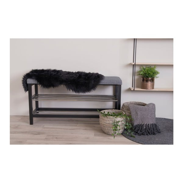 Czarna syntetyczna skóra 50x85 cm – House Nordic-image-1