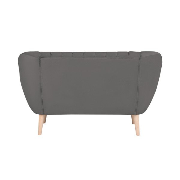 Szara sofa 2-osobowa Micadoni Home Vincente-image-3