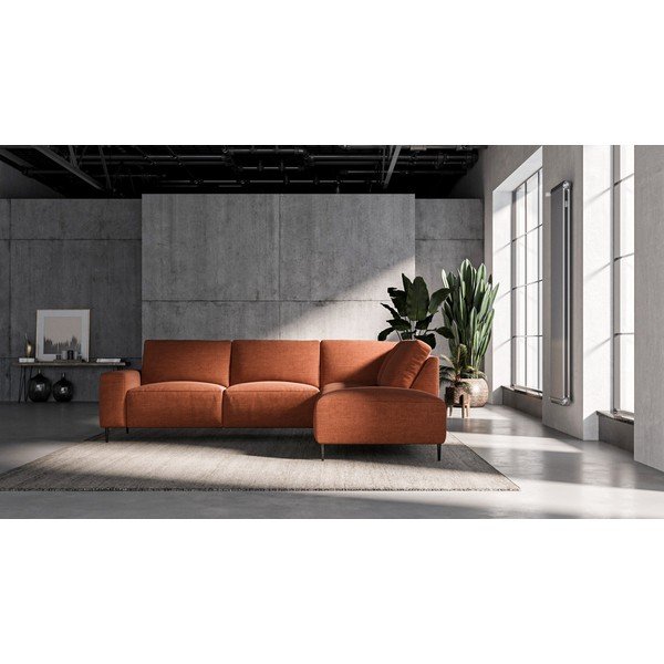 Ciemnopomarańczowy narożnik Ghado Tendo, prawostronny-image-1