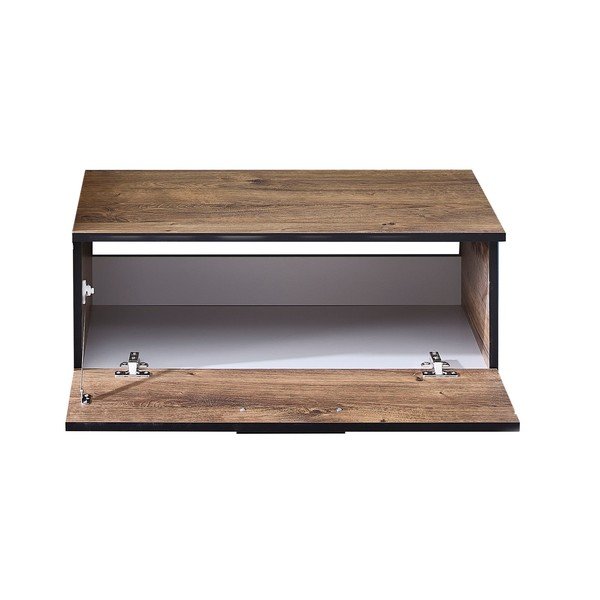 Brązowa szafka wisząca pod umywalkę w dekorze dębu 71x27,5 cm Set 374 – Pelipal-image-3