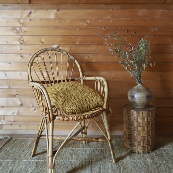 Poduszka dziecięca Plume Moutarde – Nattiot-image-1