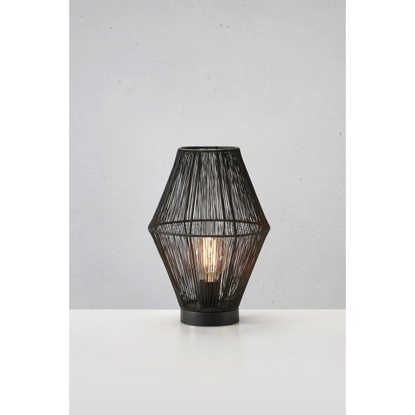 Czarna lampa stołowa z metalowym kloszem (wys. 38 cm) Casa – Markslöjd-image-1