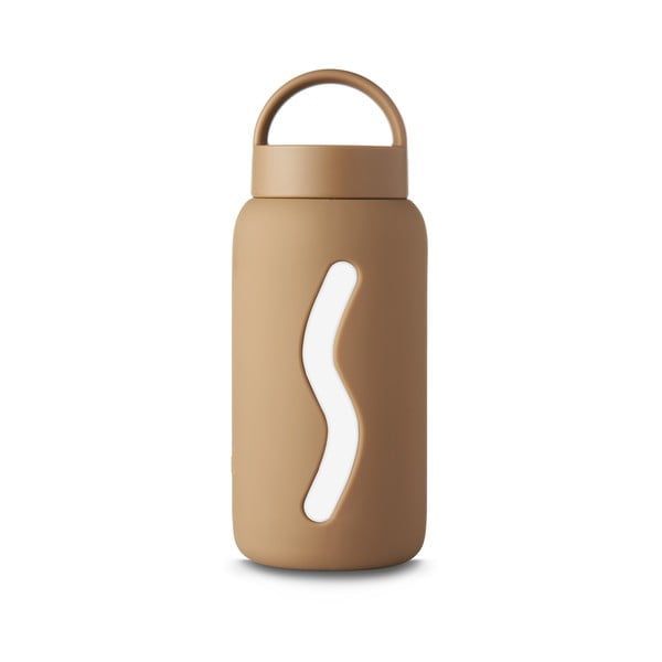 Beżowa butelka podróżna 500 ml Milk Coffee – Muuki