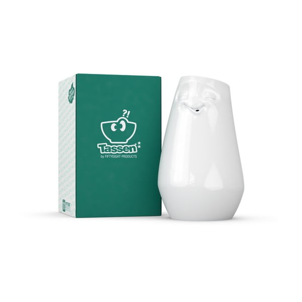 Biały zadowolony wazon z porcelany 58products-image-2