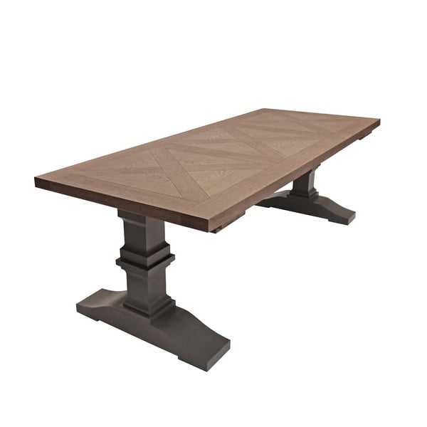 Szary stół do jadalni Canett Royal, 240 cm