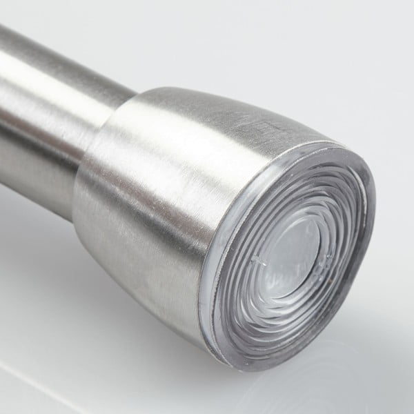 Metalowy teleskopowy drążek na zasłonę prysznicową iDesign Forma, 127 - 221 cm-image-1