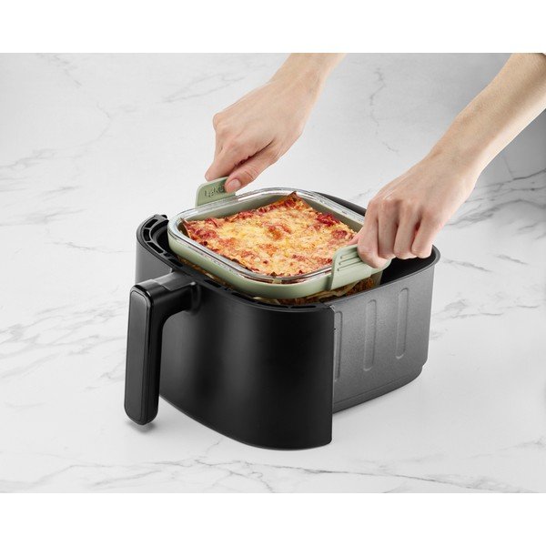 Szklana forma do pieczenia 18,5x17,5 cm – Lékué-image-1