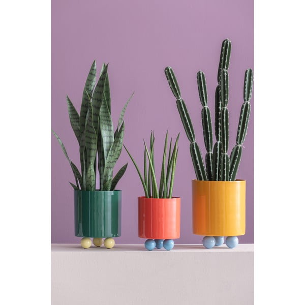 Metalowa osłonka na doniczkę ø 18 cm Double Funky – PT LIVING-image-1