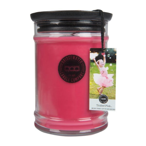 Świeczka w szkle Bridgewater Candle Company Tickled Pink, czas palenia 140–160