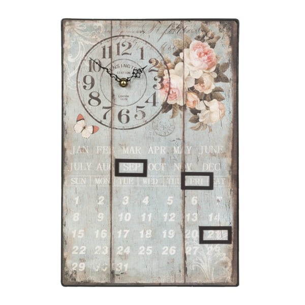 Zegar z kalendarzem Clayre & Eef Charrier