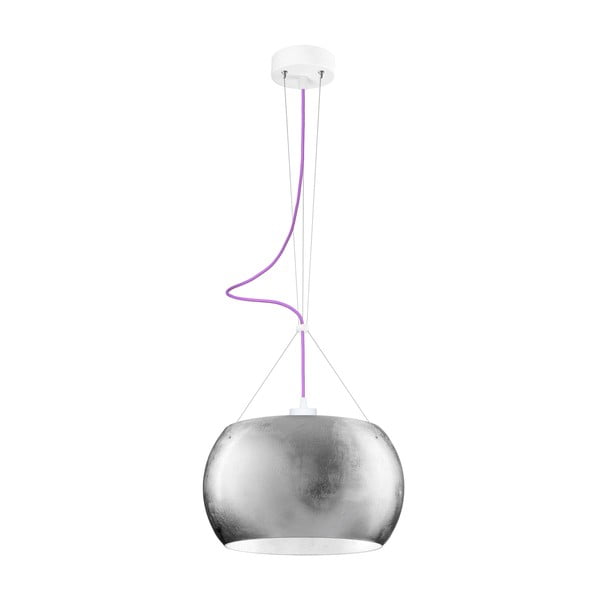 Lampa MOMO, silver/violet