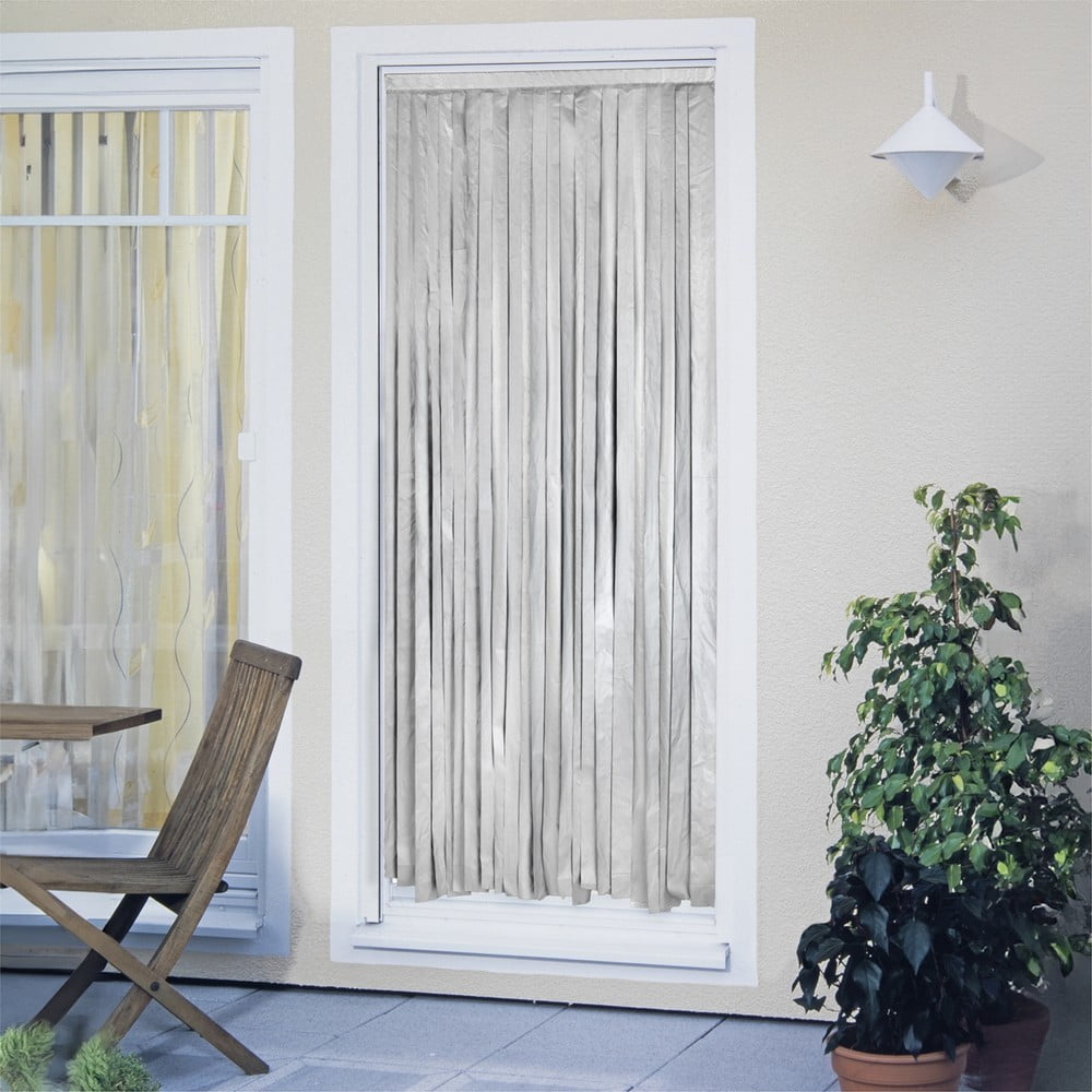Zasłona termiczna na drzwi w czarno-srebrnym kolorze 90x200 cm – Maximex (zdjęcie 3)