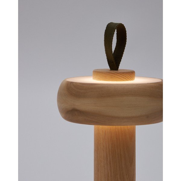 Naturalna lampa stołowa LED ze ściemniaczem (wys. 30 cm) Luba – Kave Home-image-2