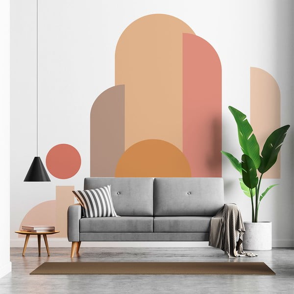 Naklejka na ścianę 120x250 cm Abstract Sunset – Ambiance