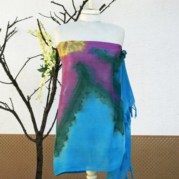 Pareo Cloth Turquoise, 70x190 cm
