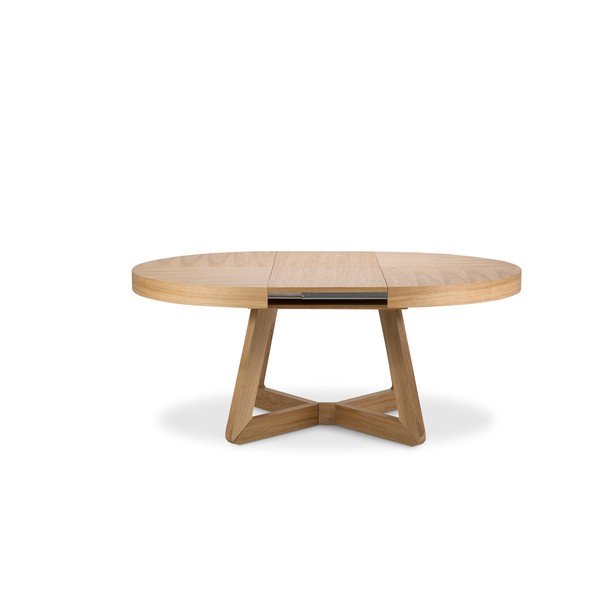 Stół rozkładany z nogami z drewna dębowego Windsor & Co Sofas Bodil, ø 130 cm-image-3